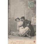 Carte postale ancienne - fantaisie - idylle express - 6