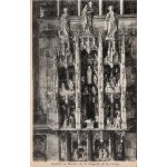 Carte postale ancienne, france, ain ( 01 ), bourg, eglise de brou, retable en marbre de la chapelle de ...