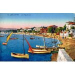 Carte postale ancienne, france, alpes maritimes ( 06 ), juan les pins, les r�gates