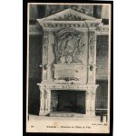 Carte postale ancienne, france, aube ( 10 ), troyes, chemin�e de l'h�tel de ville