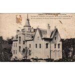 Carte postale ancienne, france, pas de calais ( 62 ), saint lonard, le chteau - publicit au dos d'un ...