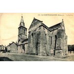 Carte postale ancienne, france, creuse ( 23 ), la souterraine, l'�glise