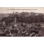 Carte postale ancienne, france, doubs ( 25 ), besancon, cath�drale saint jean et la citadelle