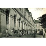 Carte postale ancienne, france, eure ( 27 ), bec hellouin, le quartier burcy, le pansage des chevaux Carte postale ancienne, france, eure ( 27 ), bec hellouin, le quartier burcy, le pansage des chevaux