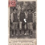 Carte postale ancienne, france, finist�re ( 29 ), quimperl�, 3 vieux compagnons d'armes au concours de ...