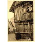 Carte postale ancienne, france, finist�re ( 29 ), quimperl�, vieille maison, tonneaux