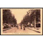 Carte postale ancienne, france, haute garonne ( 31 ), toulouse, le boulevard de strasbourg anim�