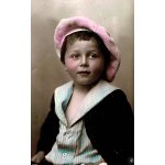 Carte postale ancienne, france, jeune gar�on avec son b�ret