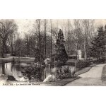 Carte postale ancienne, france, loire atlantique ( 44 ), nantes, le jardin des plantes - oblit�ration ...