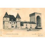 Carte postale ancienne, france, lot ( 46 ), cahors, la barbacane et la tour des pendus
