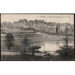 Carte postale ancienne, france, maine et loire ( 49 ), angers, le jardin des plantes, le lac