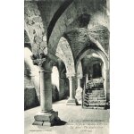 Carte postale ancienne, france, manche ( 50 ), mont saint michel, abbaye, crypte de l'aquilon