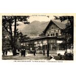 Carte postale ancienne, france, savoie ( 73 ), challes les eaux, la reine du soufre, etablissement thermal ...