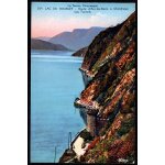 Carte postale ancienne, france, savoie ( 73 ), lac du bourget, route d'aix les bains a chindreux, les ...