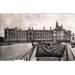 Carte postale ancienne, france, yvelines ( 78 ), saint germain en laye, le chteau vu du parterre - oblitrati ...