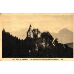 Carte postale ancienne, haute savoie ( 74 ), environs d'annecy, le ch�teau de menthon saint bernard