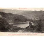 Carte postale ancienne - les hautes vosges - entre le lac blanc et le lac noir - en vue du lac noir et ...