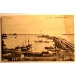 Carte postale ancienne herault cette la jetee promenade du mole