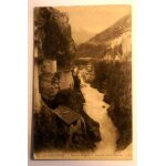 Carte postale ancienne isere pont en royans cascades de la bourne