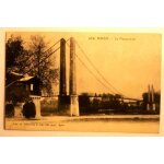 Carte postale ancienne lot et garonne agen la passerelle