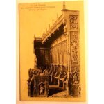 Carte postale ancienne lot le lot illustre castelnau bretenoux stalles de l eglise