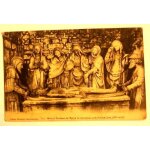 Carte postale ancienne lot mise au tombeau de l eglise de carrennac pres st cere xv e siecle