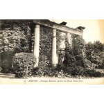 Carte postale ancienne, maine et loire ( 49 ), angers, portique romain, jardin du mus�e saint jean