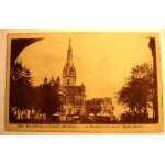 Carte postale ancienne morbihan sainte anne d auray la basilique vue de la scala sancta