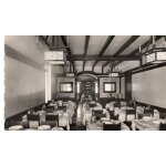 Carte postale ancienne n 1678 lourdes hotel madonna - la salle a manger - editions cap real photo