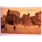 Carte postale ancienne nord lille place richebe