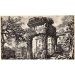 Carte postale ancienne - oeuvre de piranesi - palais et monuments - editions auguste vincent