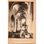Carte postale ancienne - perouges - les monuments historiques - int�rieur de l'�glise - la tribune communiquan ...
