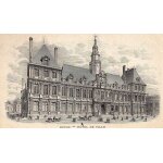 Carte postale ancienne - publicite maison leon chandom - champagne reims - reims hotel de ville - et ...