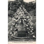 Carte postale ancienne - roseraie de l'hay les roses - la vasque