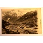 Carte postale ancienne savoie lanslebourg vue generale