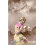 Carte postale ancienne - voeux - joyeux nol