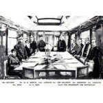 Carte postale l'armistice - la signature
