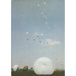 Carte postale aviation / militaria : parachutisme : largages a intervalles - transvall c 160 ( photo ...