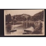 Carte postale besan�on les bains le doubs en aval et la citadelle