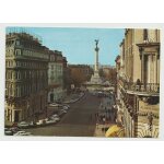 Carte postale bordeaux, gironde, le monument des girondins depuis le grand - th��tre. au fond, la cit� ...