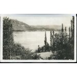 Carte postale de bourdeau (savoie) lac du bourget et la cha�ne des alpes