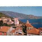 Carte postale de cargese (corse) vue partielle de la ville en 1963 Carte postale de cargese (corse) vue partielle de la ville en 1963
