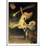 Carte postale champagne de venoge & cie