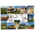 Carte postale - circuit -   robe de bure et cotte de mailles   - haute loire - 43