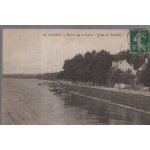 Carte postale de cosne sur loire (nivre) bords de la loire, quai du sanitas (rf. 78)
