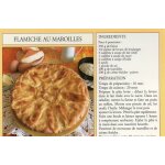 Carte postale couleur - theme recettes gastronomie - les recettes du nord - flamiche au maroilles