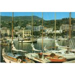 Carte postale couleur xx eme siecle n 9. 229 - le lavandou - 83 - var - le port - depart pour l'ile du ...