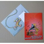 Carte postale double marsupilami les spice girls peuvent dispara�tre . . . s'il reste le son de ta voix ...