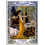 Carte postale eau de lubin la reine des eaux de toilette