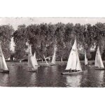 Carte postale, france, bourgogne, cote d'or ( 21 ), auxonne, r�gates au centre nautique du val de saone ...
